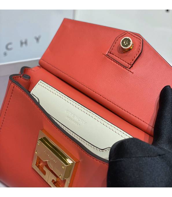 Givenchy Mystic Red Original Calfskin Leather Mini Top Handle Shoulder Bag-8