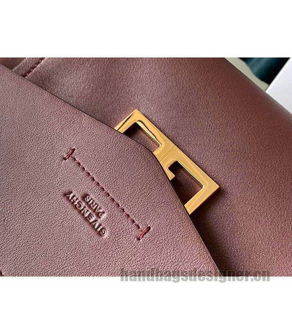 Givenchy Mystic Wine Red Original Calfskin Leather Mini Top Handle Shoulder Bag-2