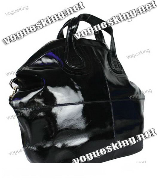 Givenchy Nightingale Large Bag Black Patent Leather-1