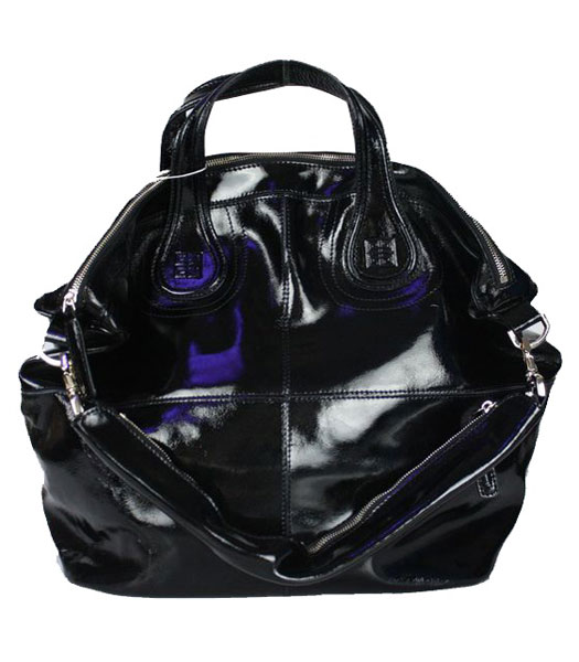 Givenchy Nightingale Large Bag Black Patent Leather