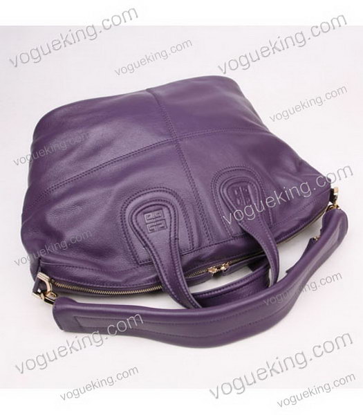 Givenchy Nightingale Medium Bag Purple Leather-5
