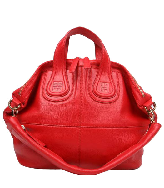 Givenchy Nightingale Medium Bag Red Leather