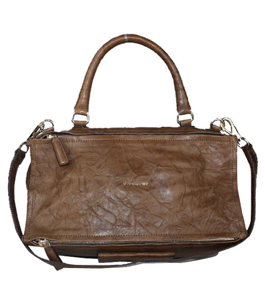 Givenchy Pandora Lambskin Leather Large Messenger Bag Coffee