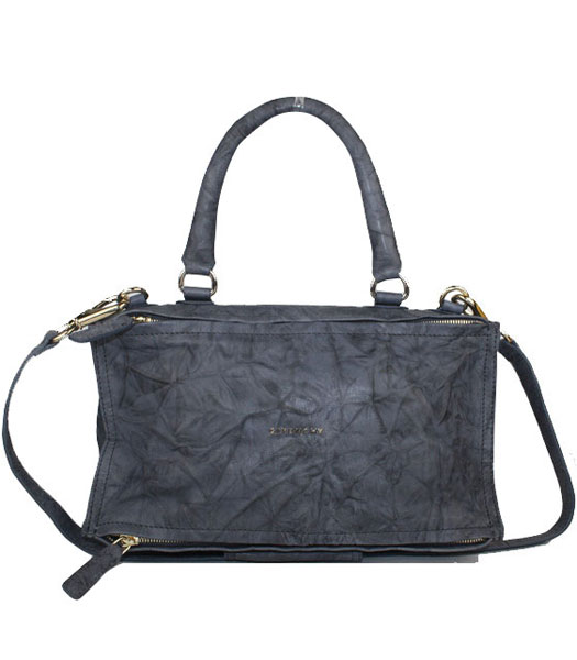 Givenchy Pandora Lambskin Leather Medium Messenger Bag Grey