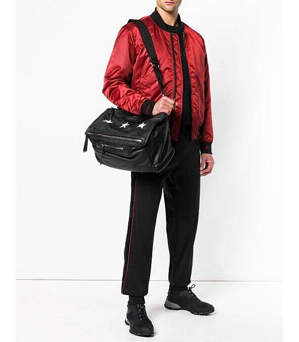Givenchy Pandora Star Black Original Calfskin Leather 38cm Messenger Bag