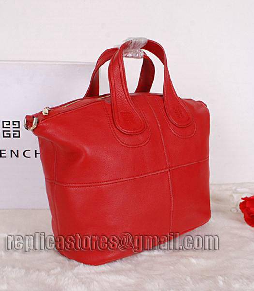 Givenchy Red Original Leather Designer Bag Medium Bag-1