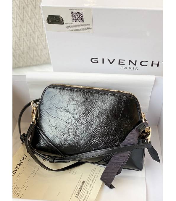 Givenchy Xbody Black Original Oil Wax Calfskin Leather Shoulder Bag-1