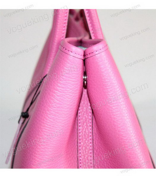 Hermes 32cm Small Garden Party Bag in Fuchsia Togo Leather-4