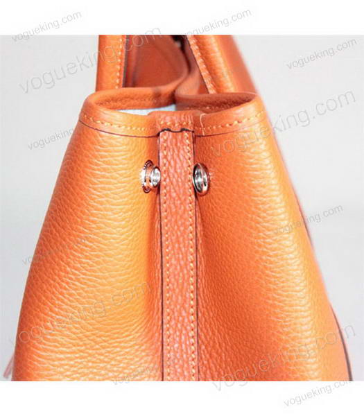 Hermes 32cm Small Garden Party Bag in Orange Togo Leather-5
