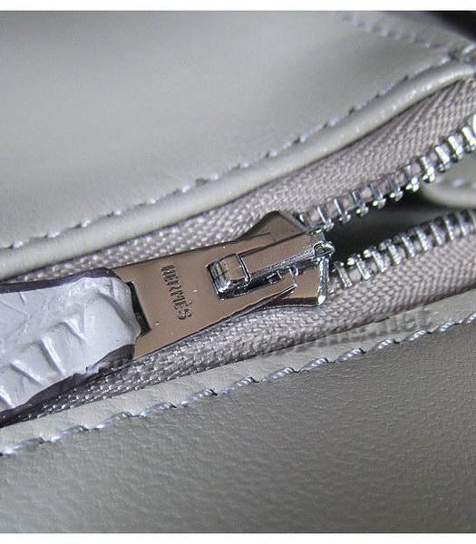 Hermes Birkin 35cm Grey Croc Veins Leather Silver Metal-9
