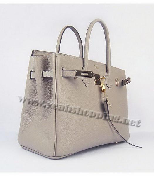 Hermes Birkin 35cm Grey Togo Leather Golden Metal-3