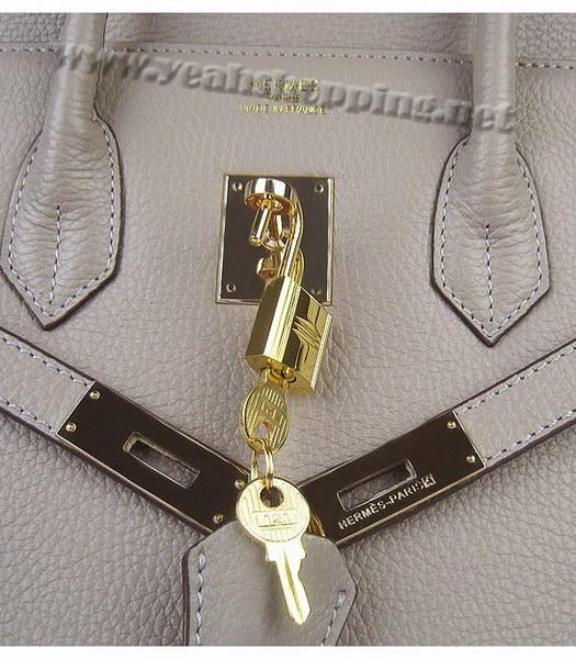 Hermes Birkin 35cm Grey Togo Leather Golden Metal-7