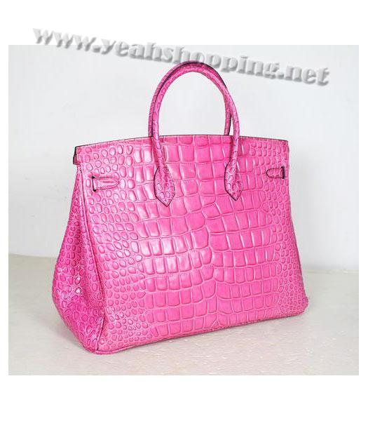 Hermes Birkin 40CM Handbag Pink Ccrocodile-1