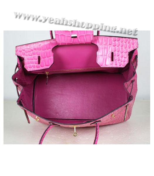 Hermes Birkin 40CM Handbag Pink Ccrocodile-2