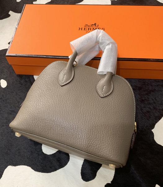 Hermes Bolide 1923 30cm Bag Apricot Imported Chevre Lambskin Leather