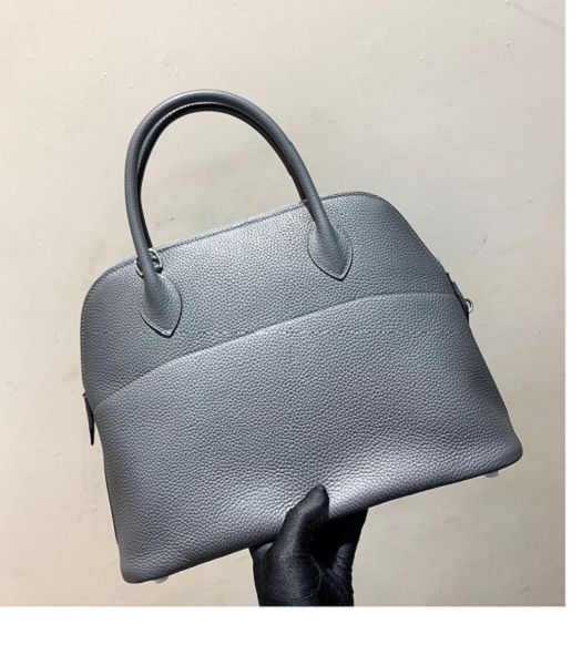 Hermes Bolide 1923 30cm Bag Etain Grey Imported Togo Leather