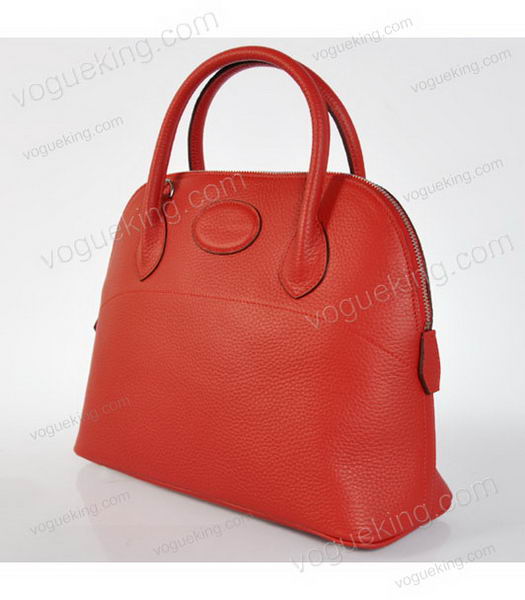 Hermes Bolide 31cm Togo Leather Small Tote Bag in Red-2