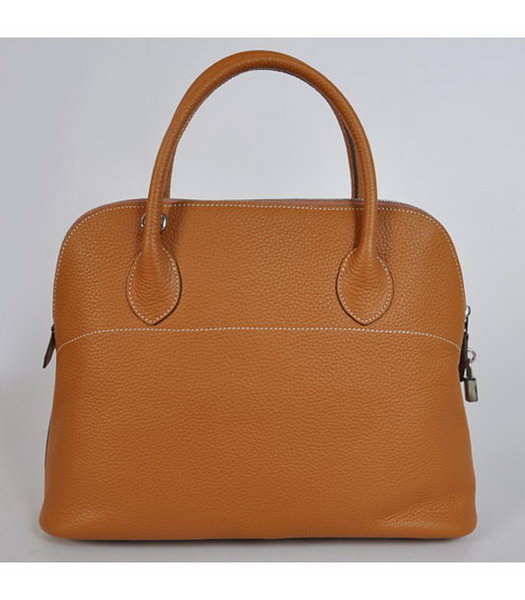 Hermes Bolide 37cm Togo Leather Tote Bag in Light Coffee-3