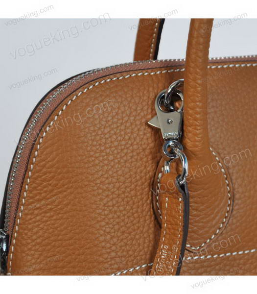Hermes Bolide 37cm Togo Leather Tote Bag in Light Coffee-5