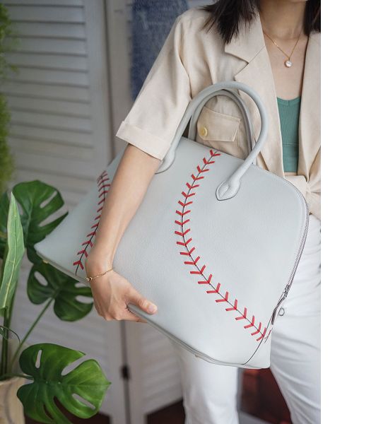 Hermes Bolide 45cm Bag White Imported Leather