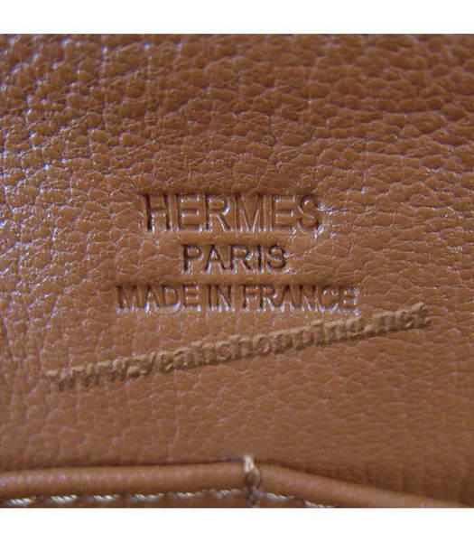Hermes Calfskin Leather Double zipper Tote Bag Black-7