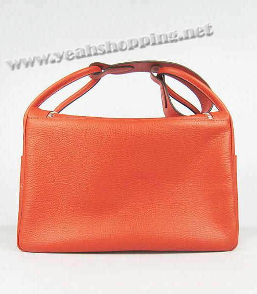 Hermes Celine 34cm Orange Togo Leather Silver Metal-2