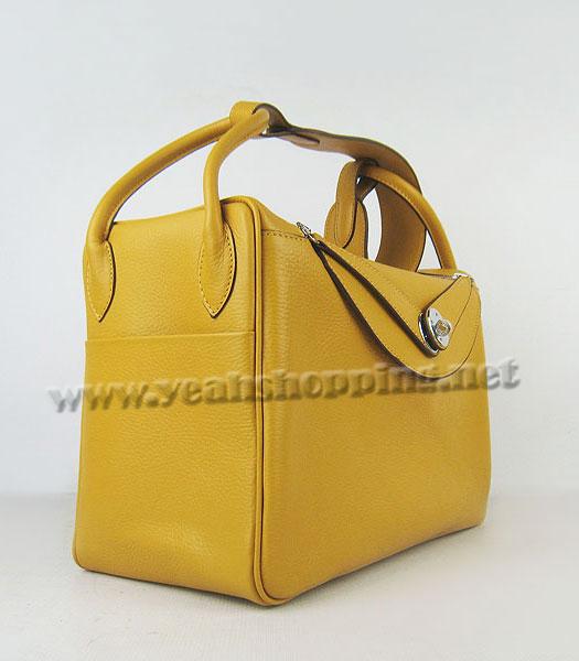 Hermes Celine 34cm Yellow Togo Leather Silver Metal-1