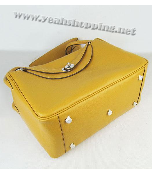 Hermes Celine 34cm Yellow Togo Leather Silver Metal-3