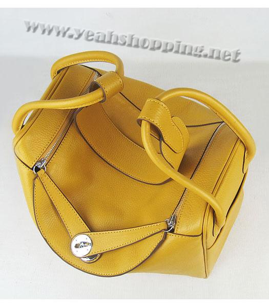 Hermes Celine 34cm Yellow Togo Leather Silver Metal-5