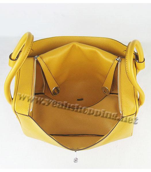 Hermes Celine 34cm Yellow Togo Leather Silver Metal-6