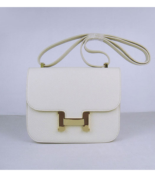 Hermes Constance Bag Gold Lock Offwhite Togo Leather
