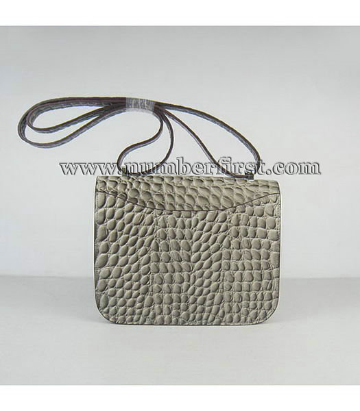 Hermes Constance Bag Silver Lock Grey Stone Veins Leather-2