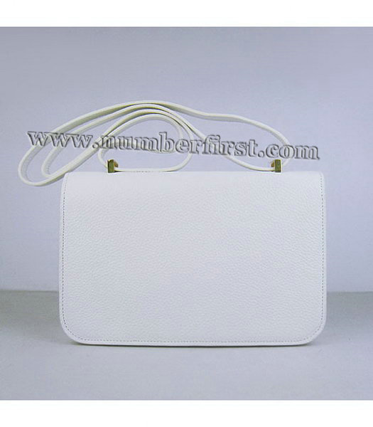 Hermes Constance Gold Lock White Togo Leather Bag-2-2