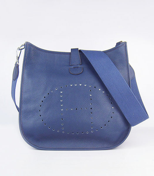 Hermes Evelyne Messenger Bag in Dark Blue