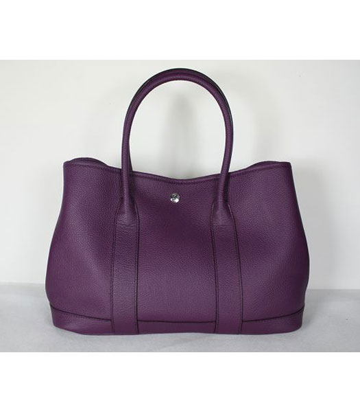 Hermes Garden Party Bag in Purple