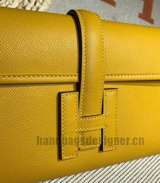 Hermes Jige Elan 29 Yellow Imported Epsom Calfskin Clutch-5