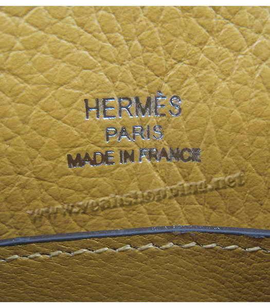 Hermes Kelly 22cm Three-color Togo Leather Silver Metal-6