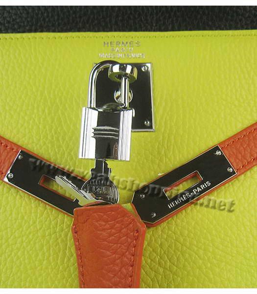 Hermes Kelly 32cm Three-color Togo Leather Silver Metal-5