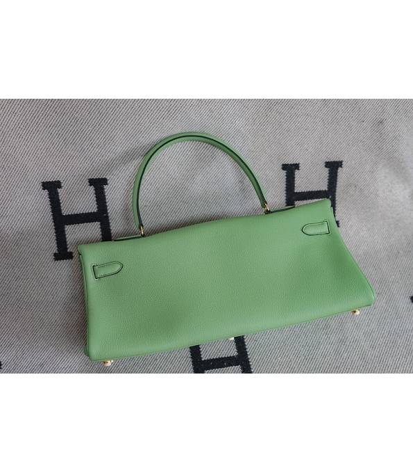 Hermes Kelly 42cm Bag Apple Green Original Swift Leather Golden Metal-1