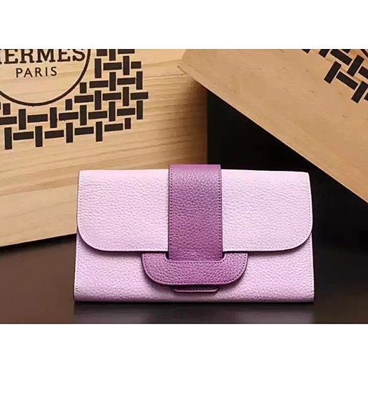 Hermes Latest Design Leather Fashion Clutch Pink