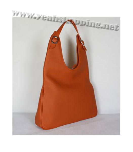 Hermes Massai Shoulder Bag Orange Togo Leather-1