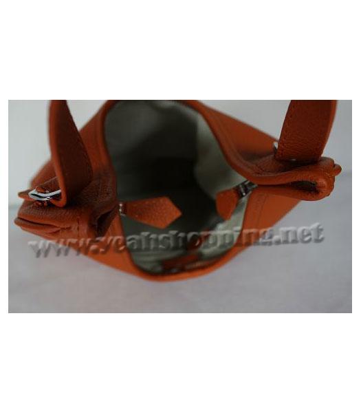 Hermes Massai Shoulder Bag Orange Togo Leather-3