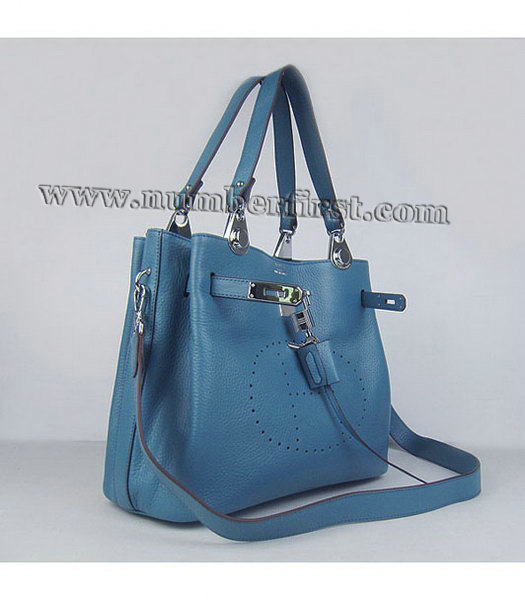 Hermes Mini So Kelly Bag Medium Blue Togo Leather-3