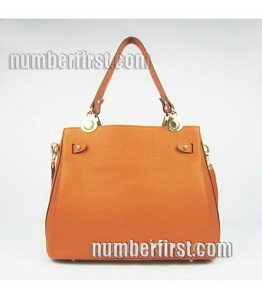 Hermes Mini So Kelly Bag Orange Togo Leather Gold-2