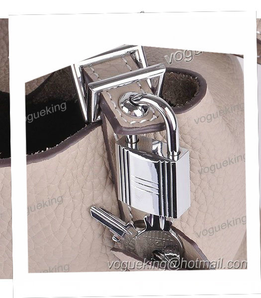 Hermes Picotin Lock MM Basket Bag With Grey Leather-3