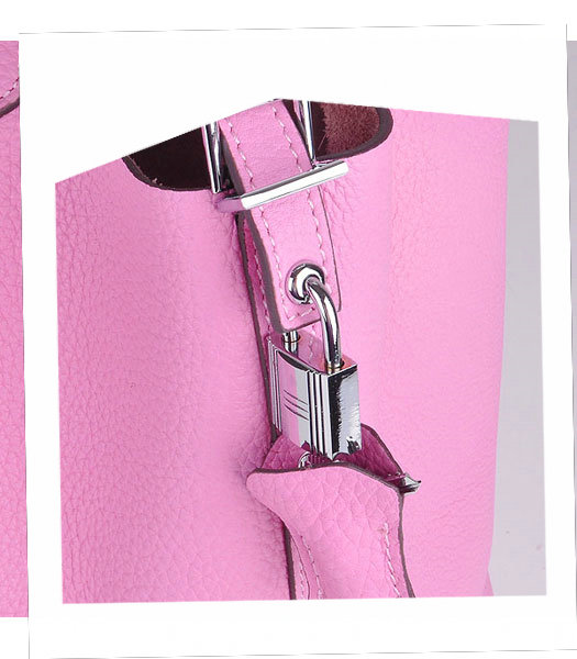 Hermes Picotin Lock MM Basket Bag With Sakura Pink Leather-3