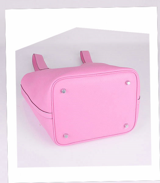 Hermes Picotin Lock PM Basket Bag With Sakura Pink Leather-2