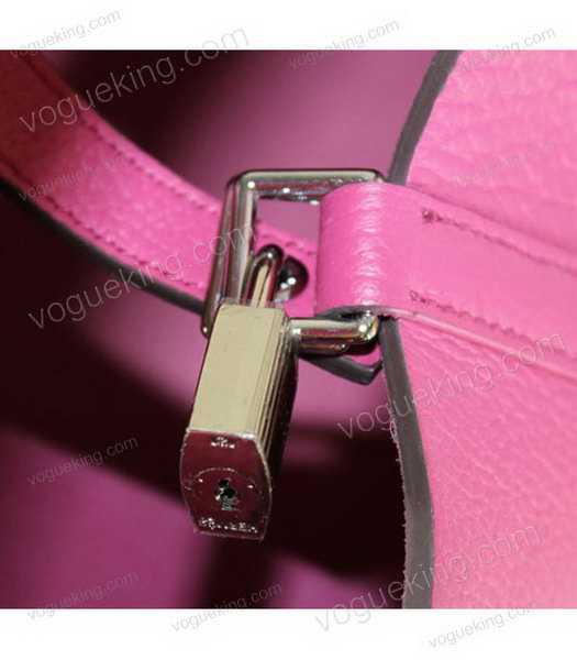Hermes Small Picotin Lock Bag in Fuchsia Togo Leather-3