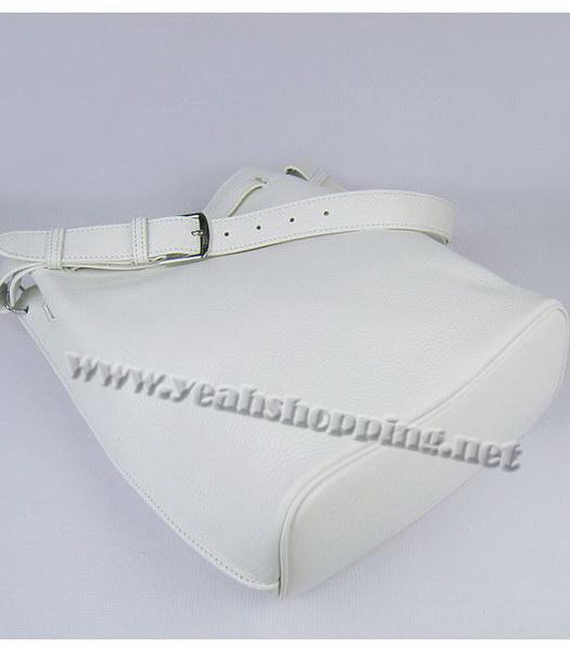 Hermes So Kelly Bag White Togo Leather Silver Metal-3