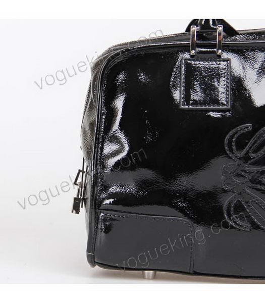 Loewe Amazona Bag Black Patent Leather-5